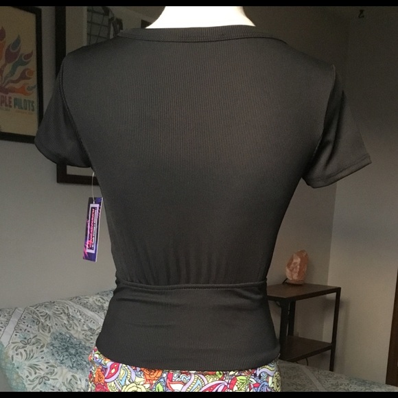 Corset lace up crop top - Picture 7 of 7